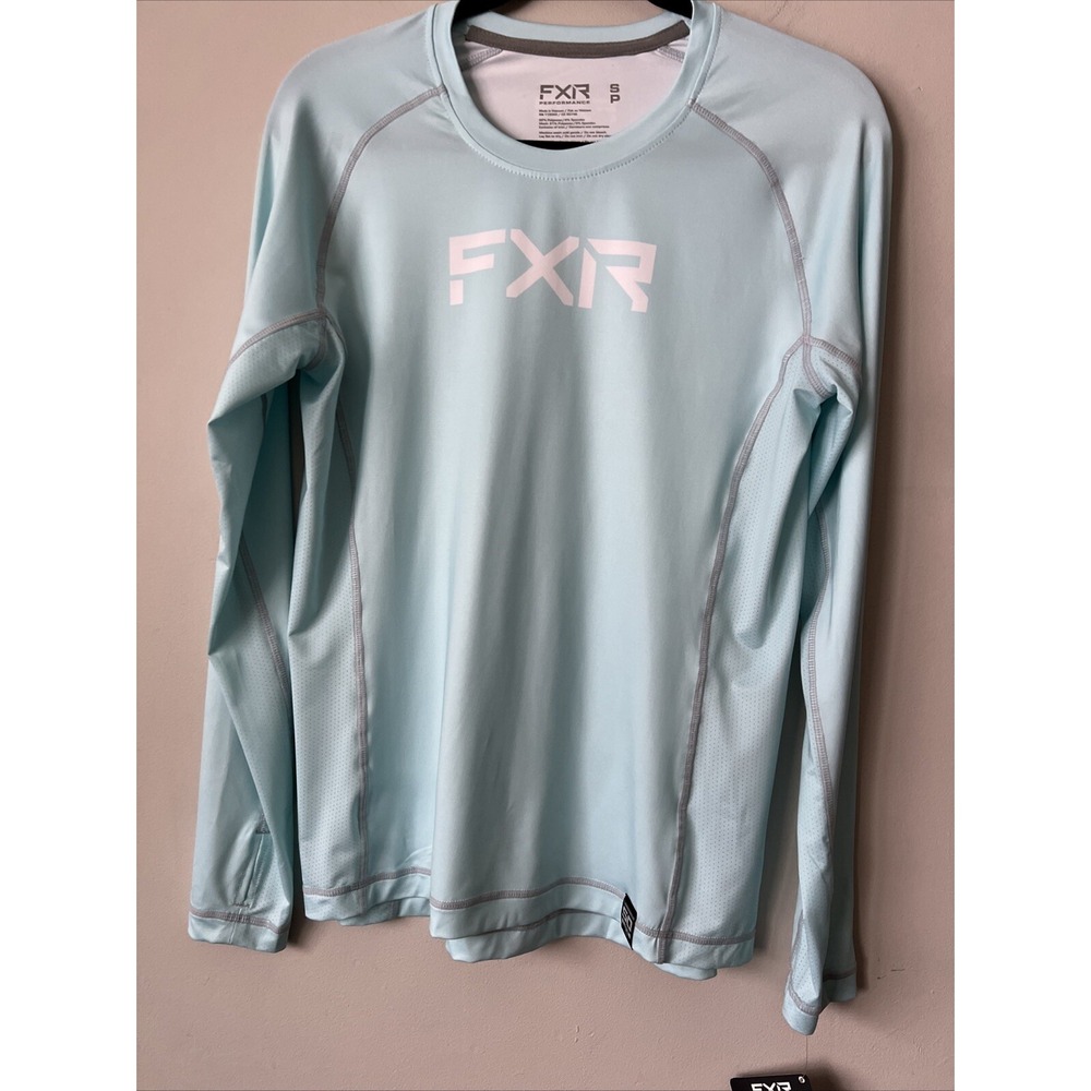 FXR Performance Womens ATTACK UPF Longsleeve Shirt Size Small NWT Seafoam Top